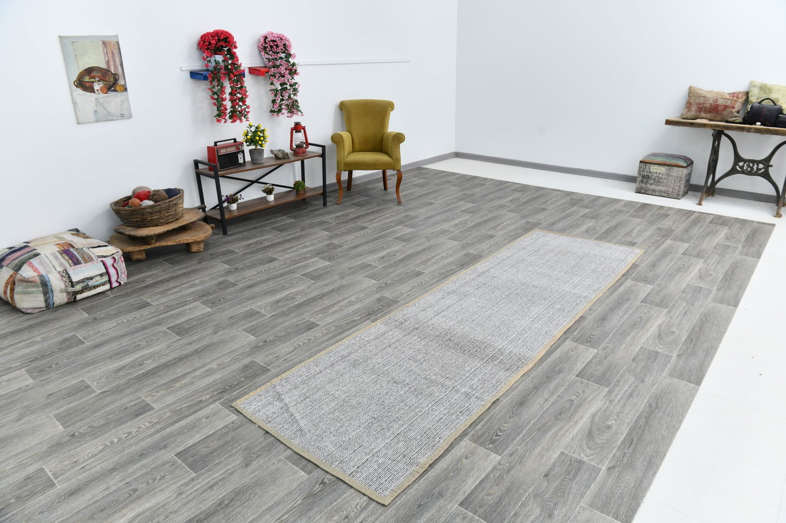 3'0'' x 10'2'' Turkish Flatweave Kilim Rug - 60833 - 17