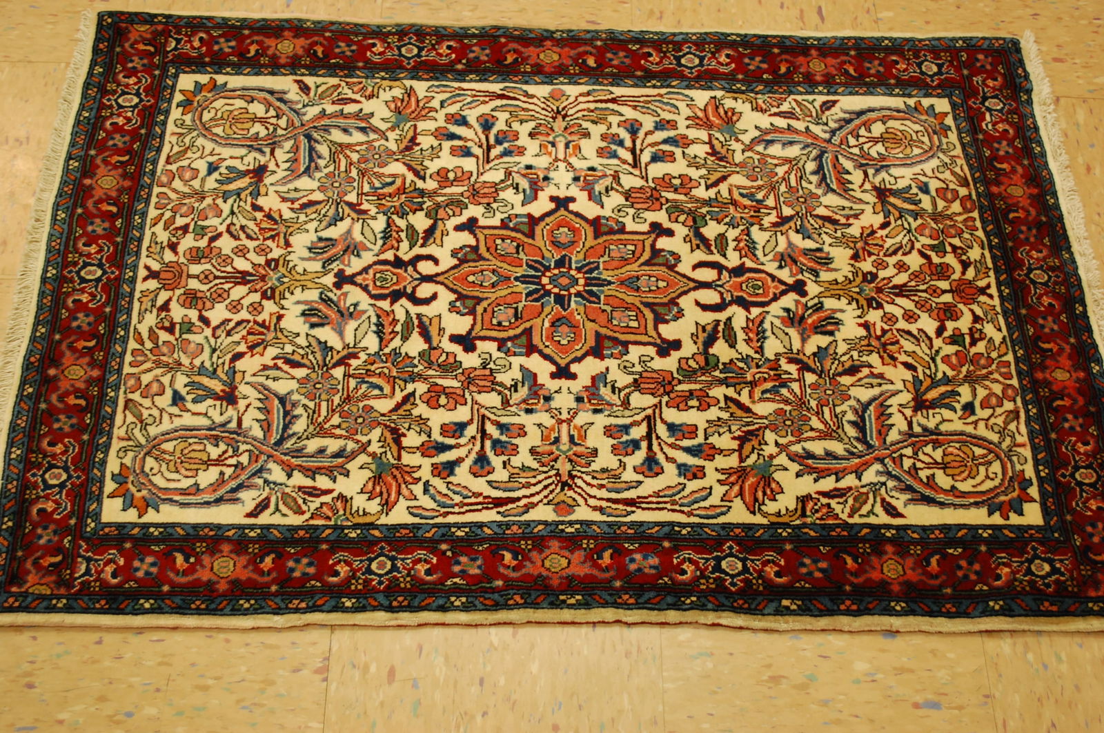 Persian Bijar Rug 2'5" X 3'9" - 6