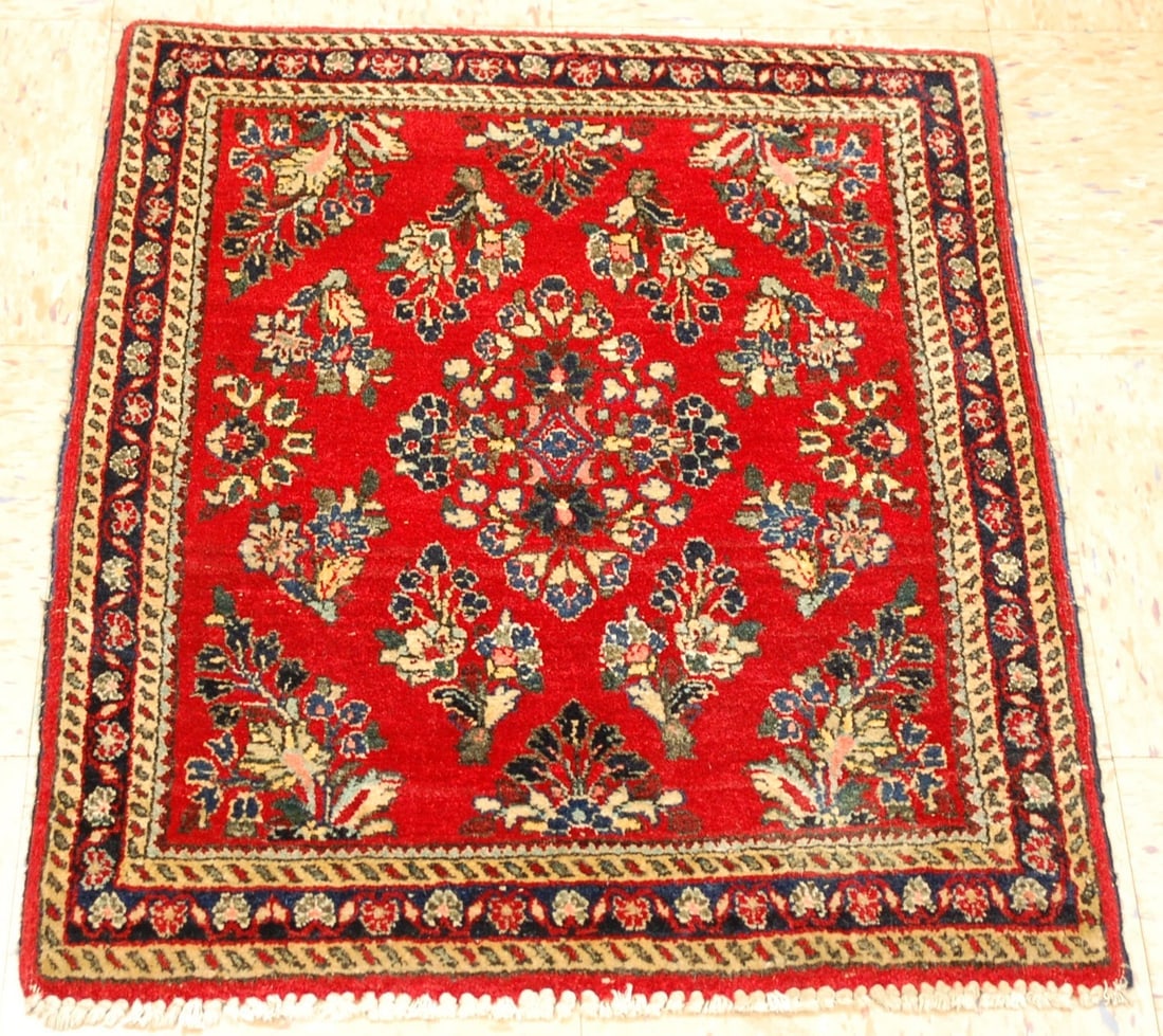 PERSIAN SARUK RUG size is 2' x 2'6" (1 of 6)