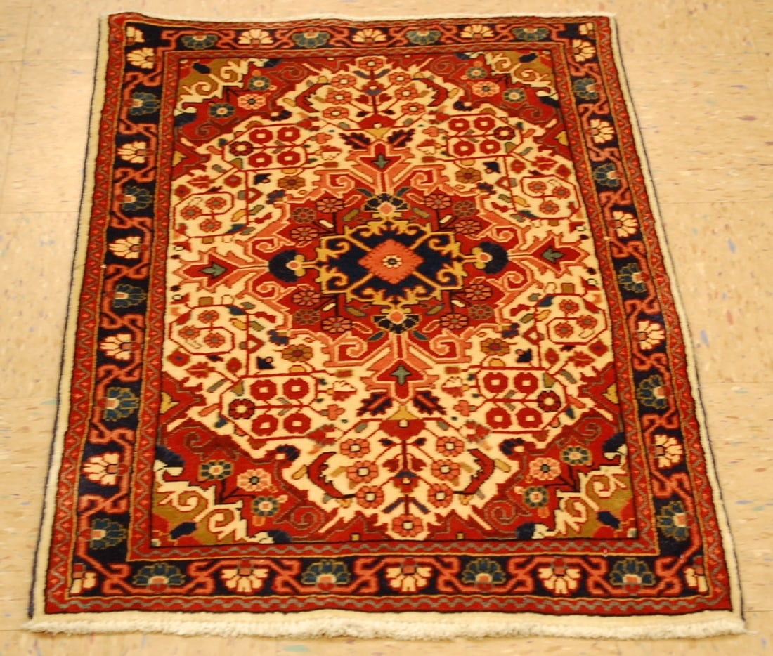 PERSIAN SARUK RUG 2' 2" X 3' 3" (1 of 6)