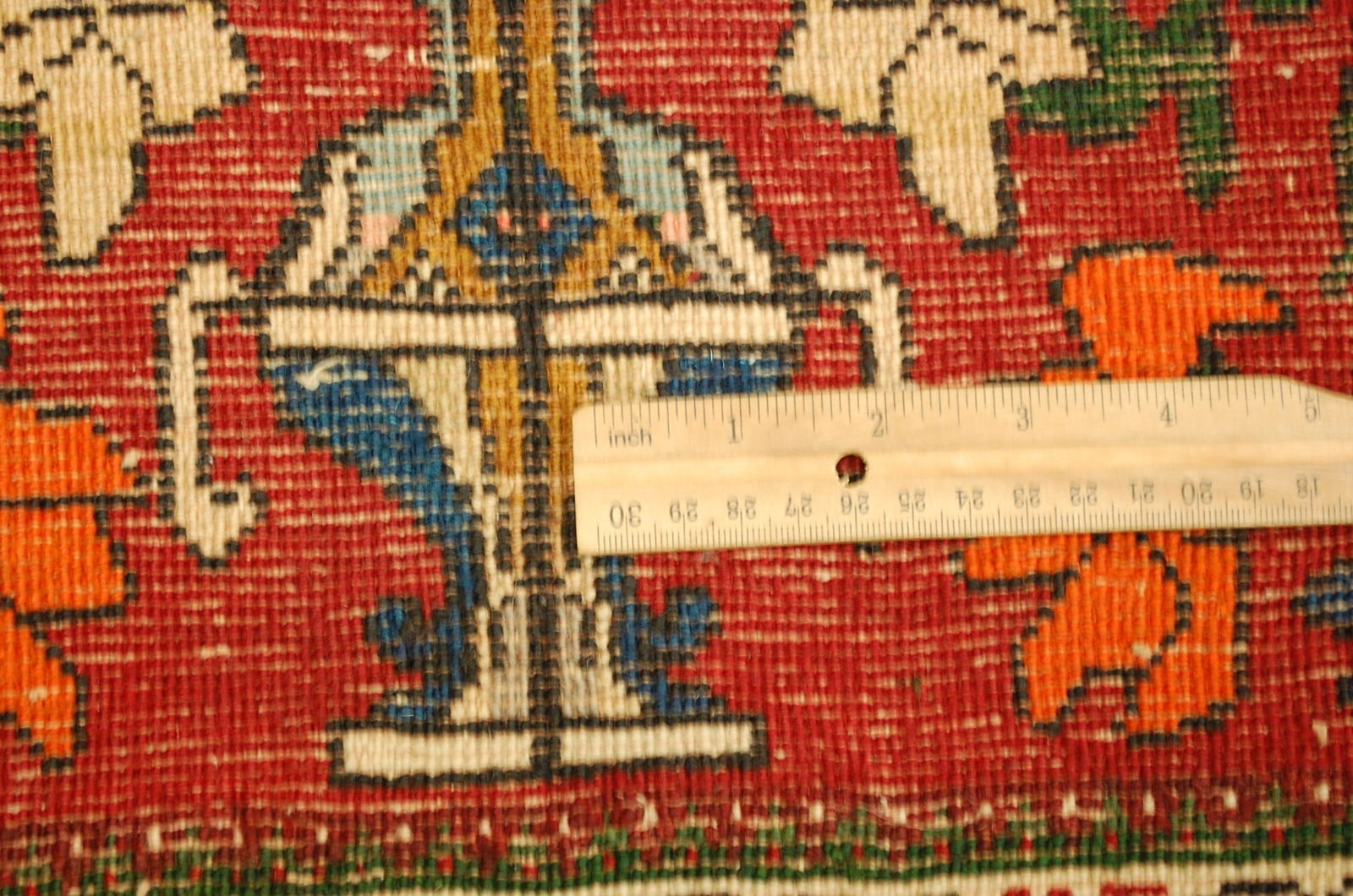 Persian SHIRAZ RUG 2'2" x 2'2" - 6