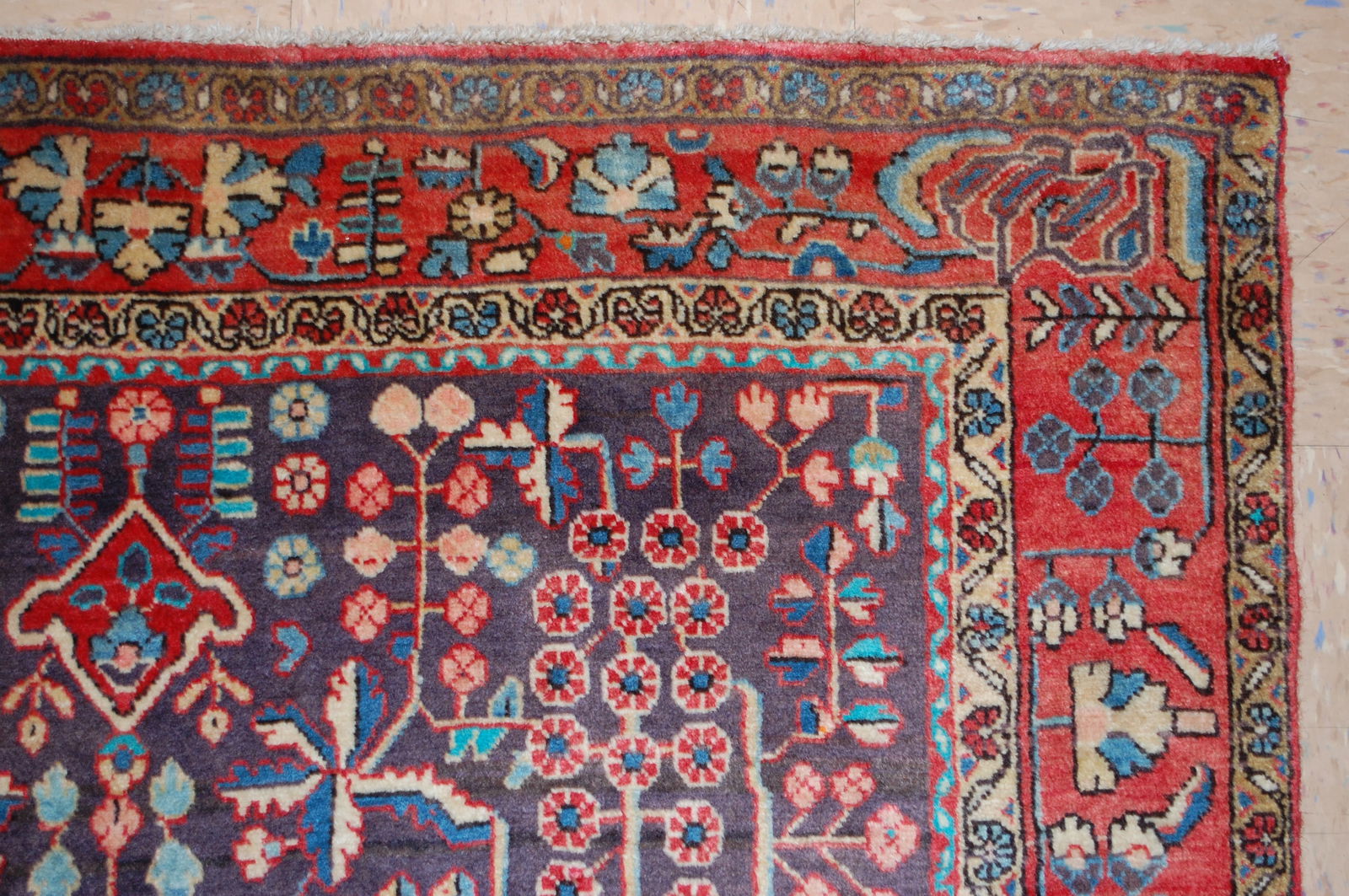 PERSIAN SARUK RUG 4'1" X 6'6" - 5
