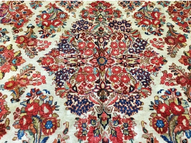 Antiuqe Persian Sarouk rug-4121 - 3