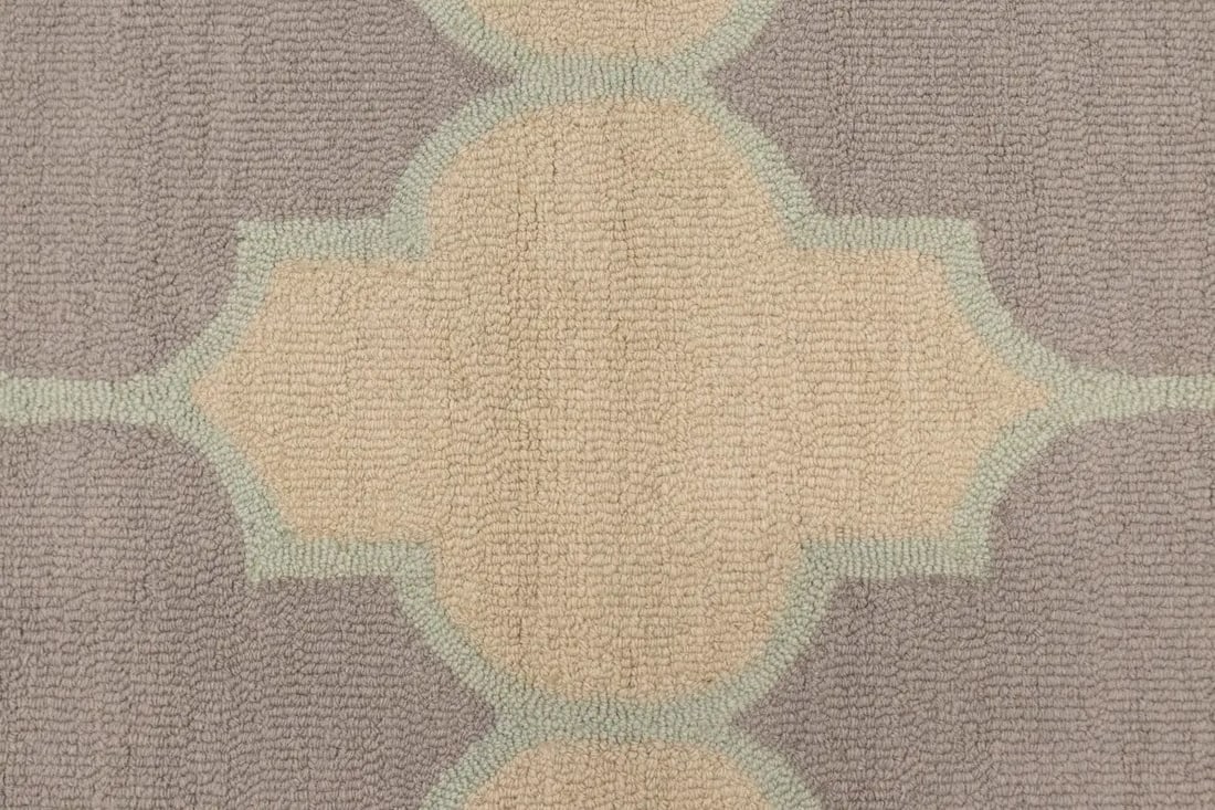 Multicolored Trellis 5X8 Hand-Tufted Modern Rug - 8