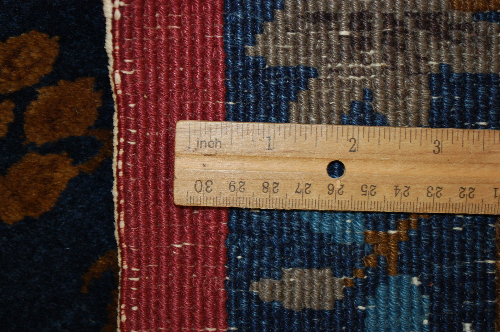 CHINESE WALTER NICHOLS RUG 2' x 2'11" - 14