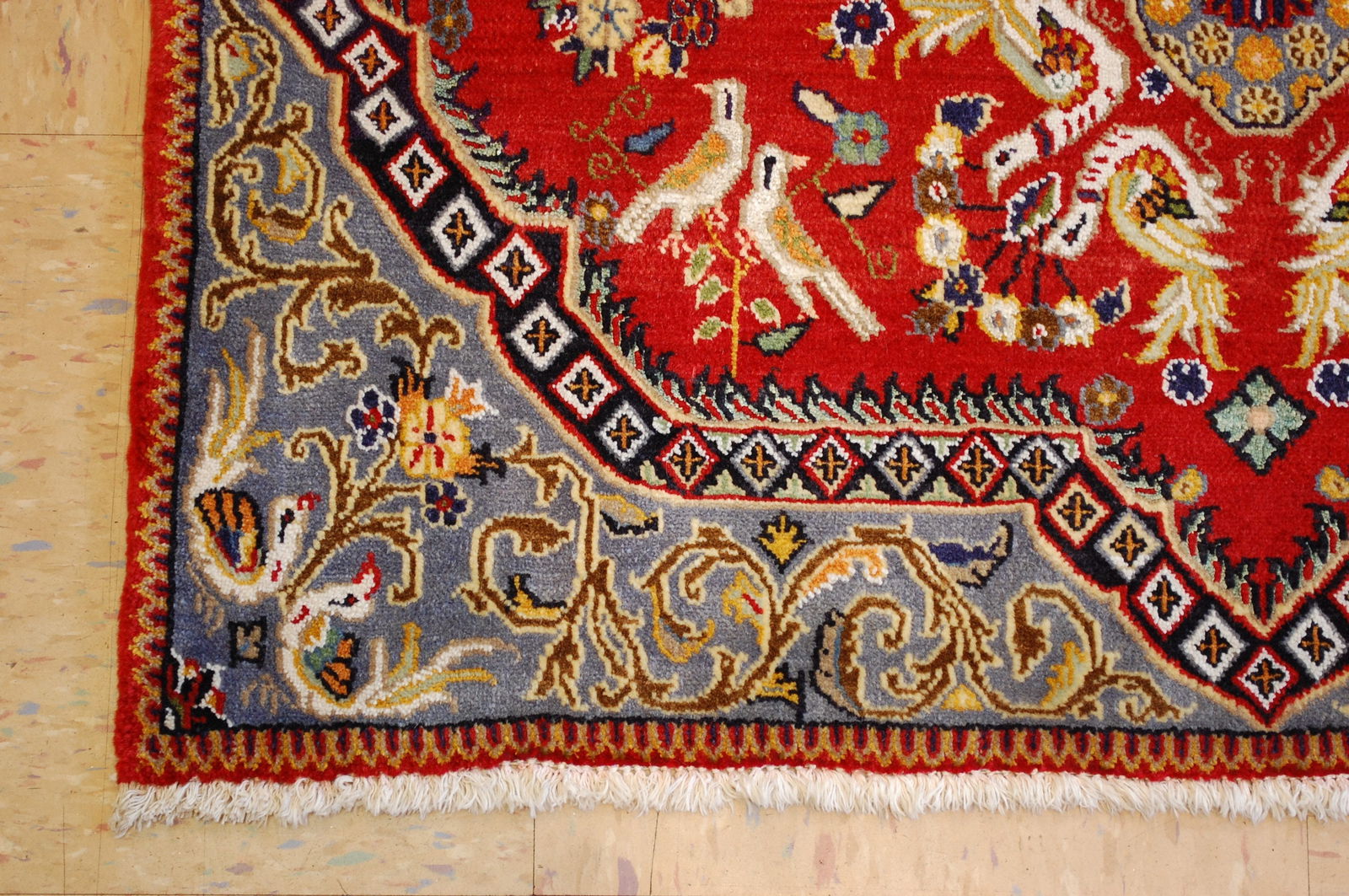 Persian KESHAN RUG 2'3"x 2' 11" - 4