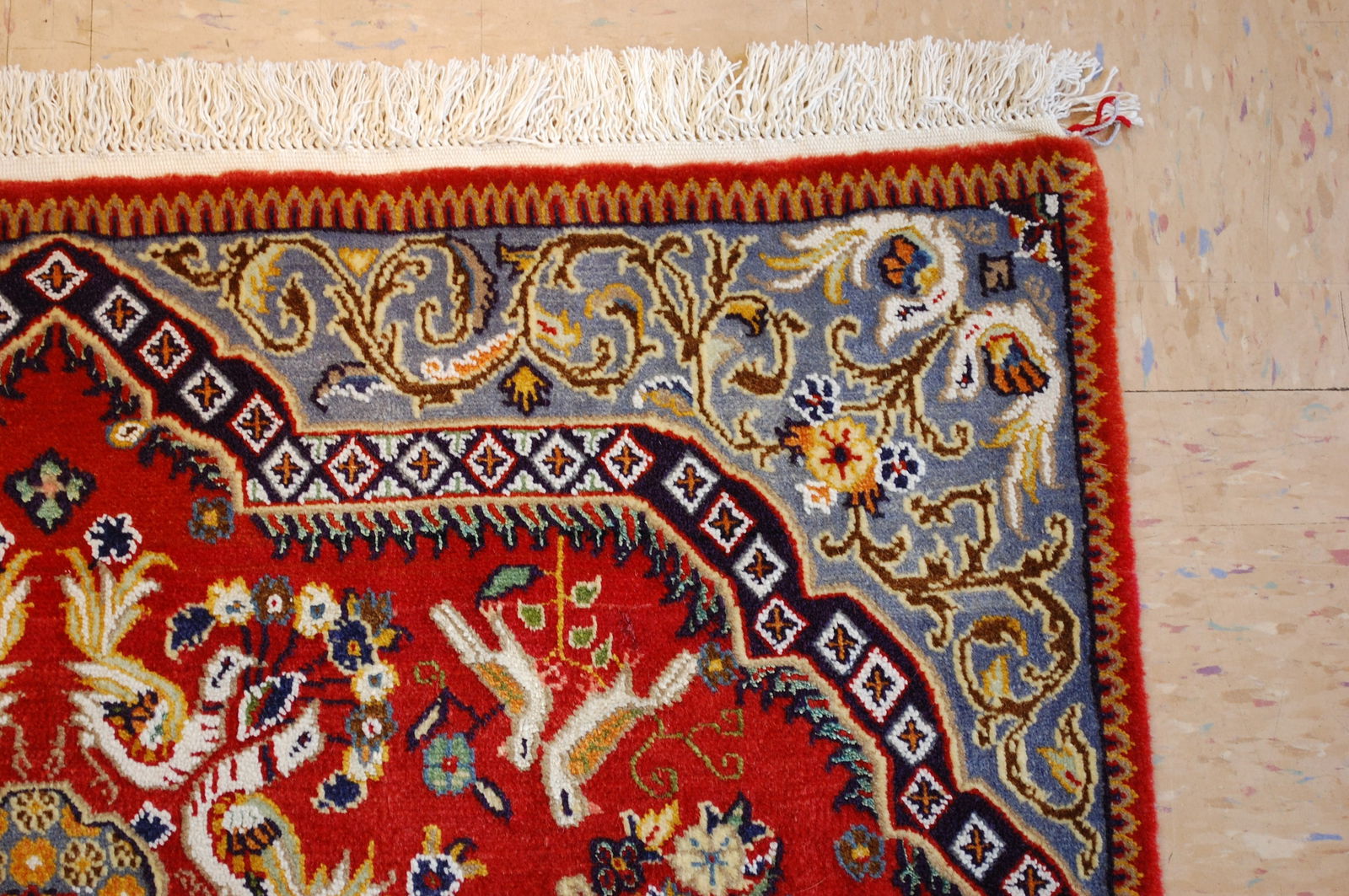 Persian KESHAN RUG 2'3"x 2' 11" - 6