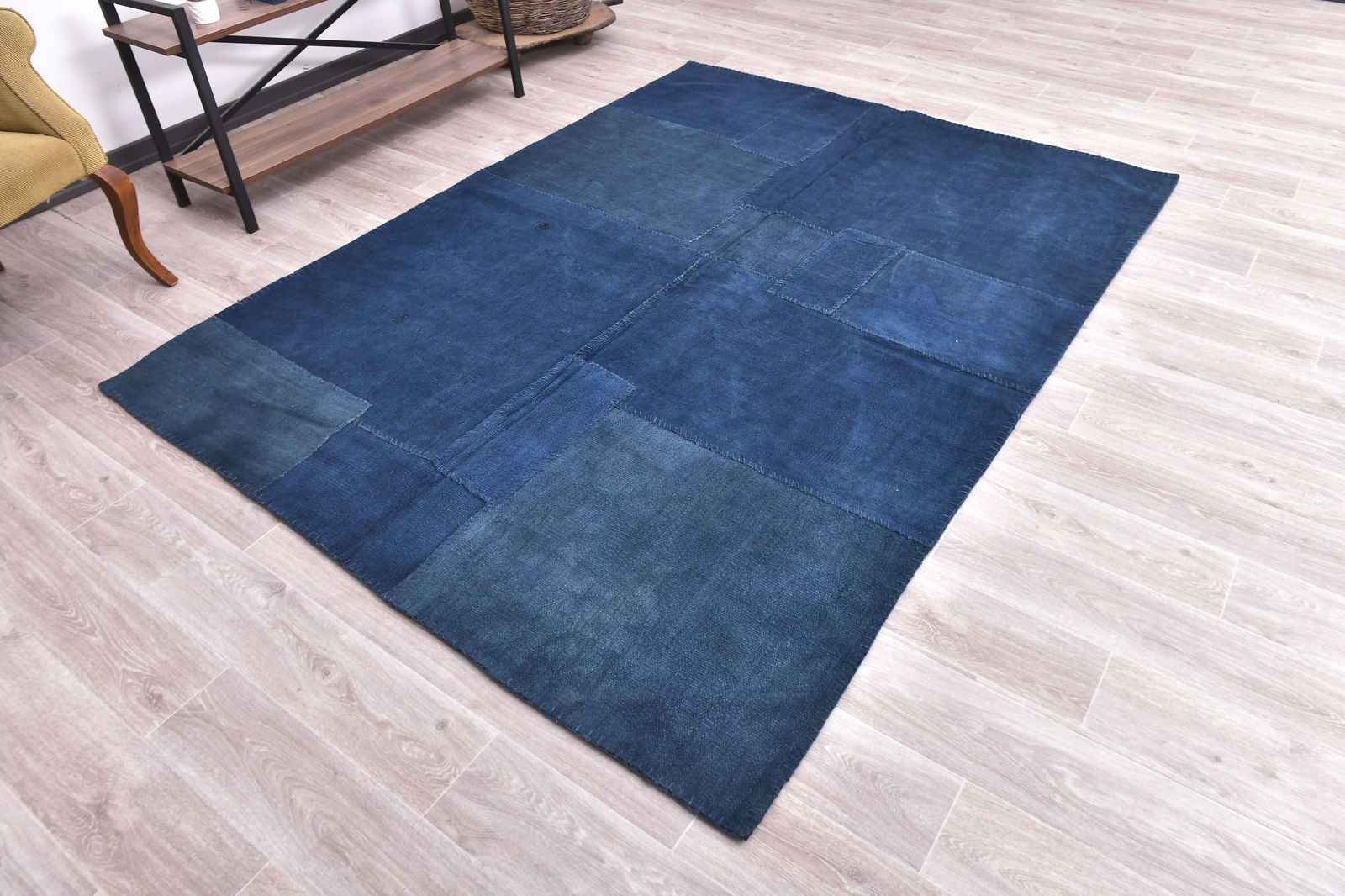 5'11'' x 7'11'' Turkish Hemp Patchwork Rug - 240052 - 2