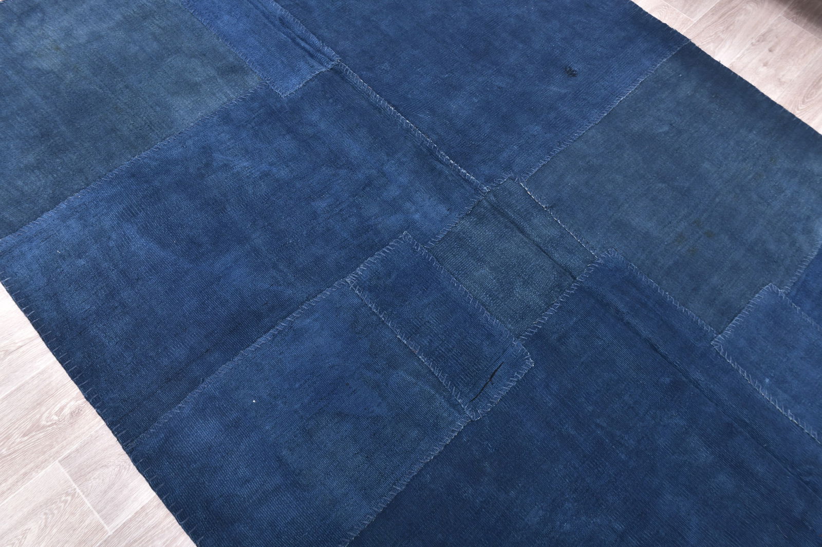 5'11'' x 7'11'' Turkish Hemp Patchwork Rug - 240052 - 4