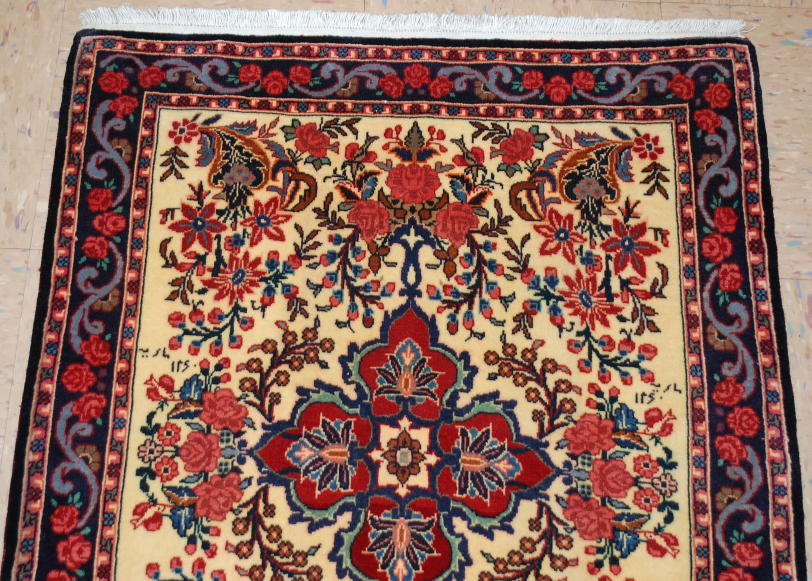Persian BEJAR RUG 2'4" x 2'10" - 2