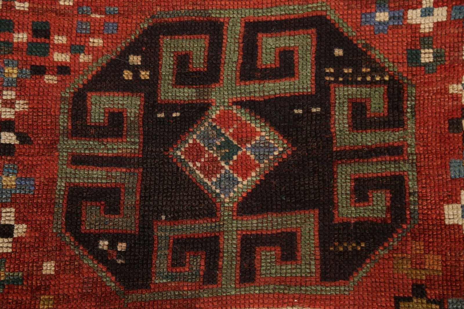 Pre-1900 Antique Vegetable Dye Kazak Oriental Rug 4x6 - 9