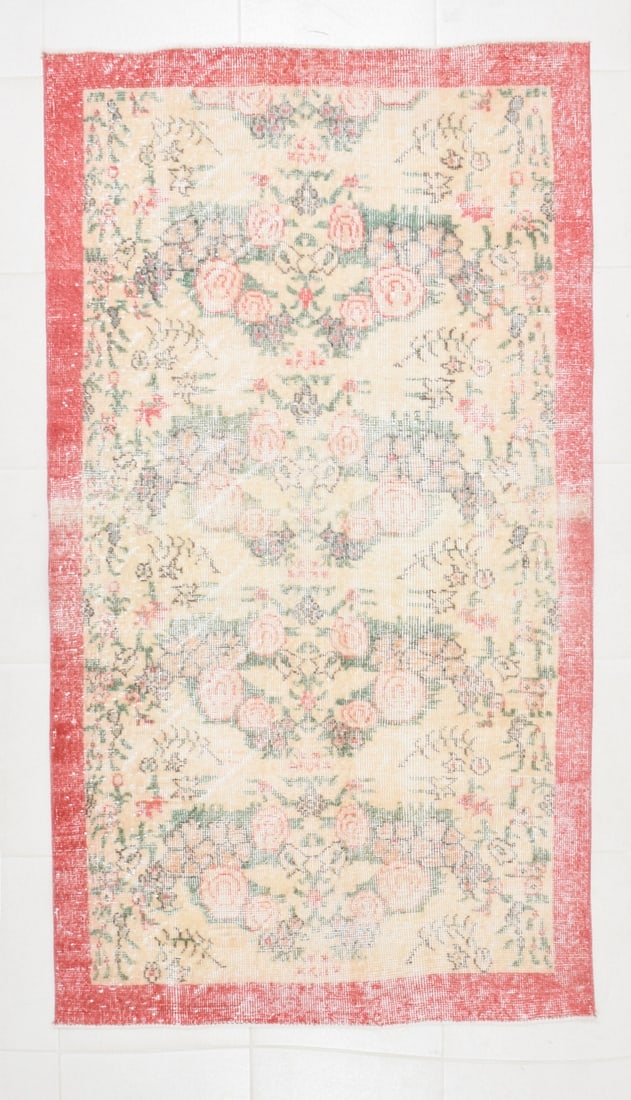 3'8'' x 6'6'' Turkish Vintage Runner Rug - 22435 (1 of 20)