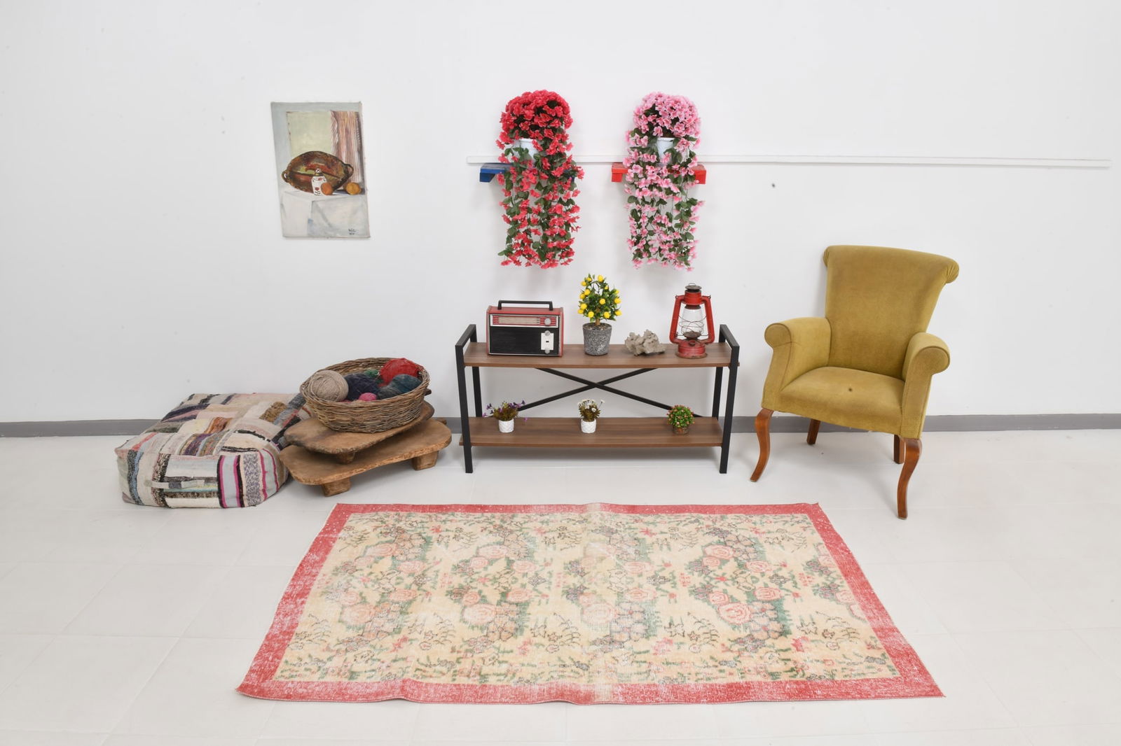 3'8'' x 6'6'' Turkish Vintage Runner Rug - 22435 - 2