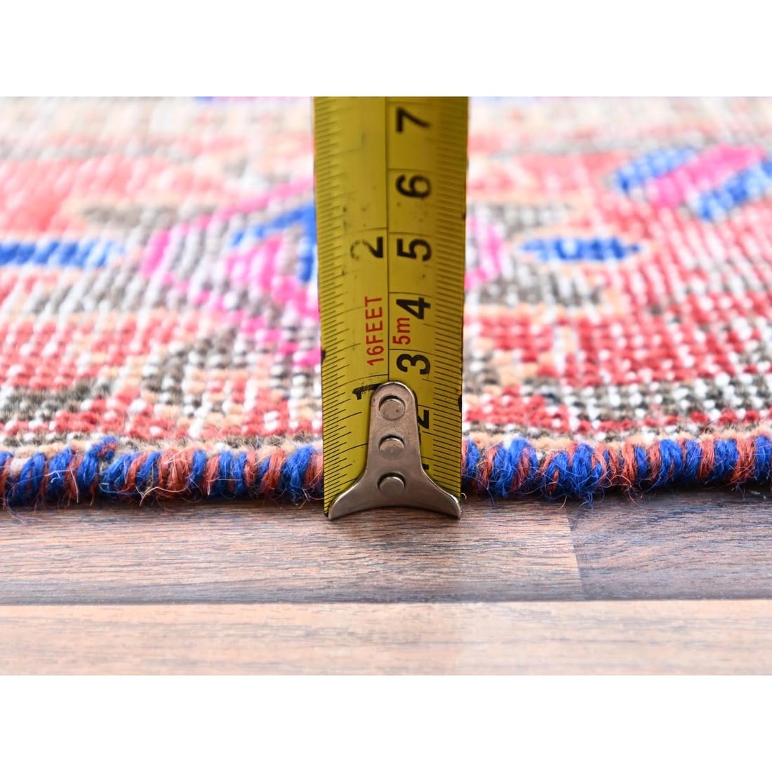 Gray Zoroastrian North West Village Vintage Runner Oriental Rug - 6