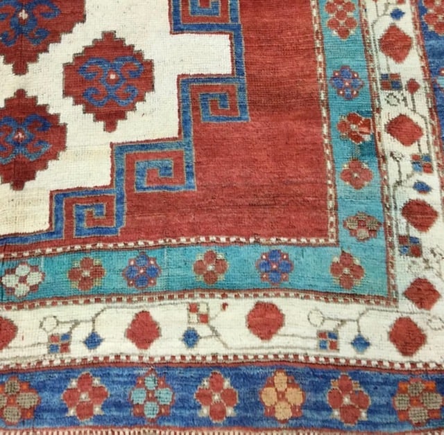 Antique Large size Kazak caucasian Rug-3424 - 2