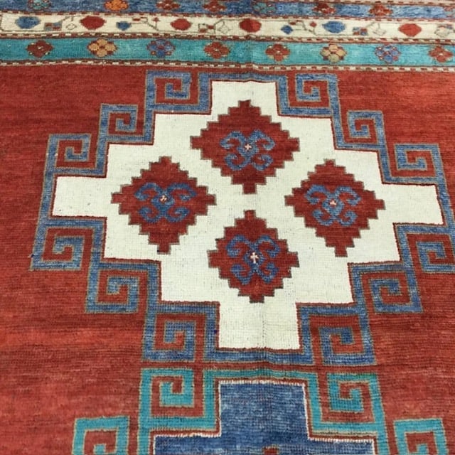 Antique Large size Kazak caucasian Rug-3424 - 4