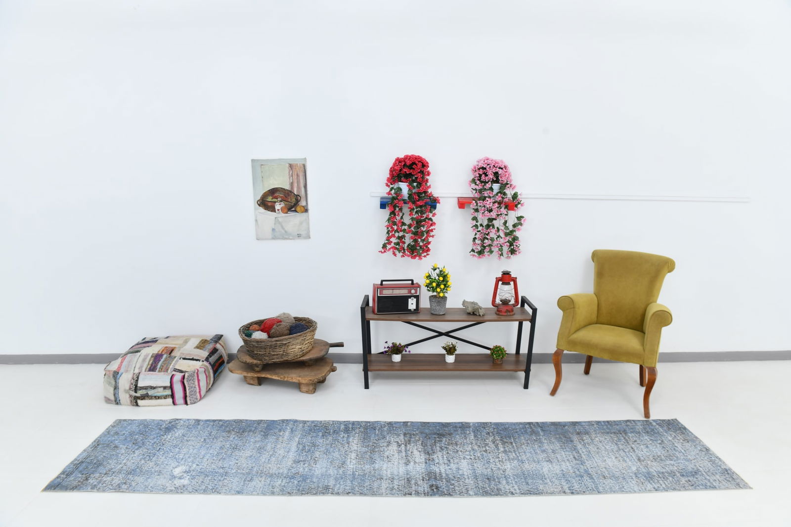 2'5'' x 11'6'' Turkish Vintage Runner Rug - 23228 - 2