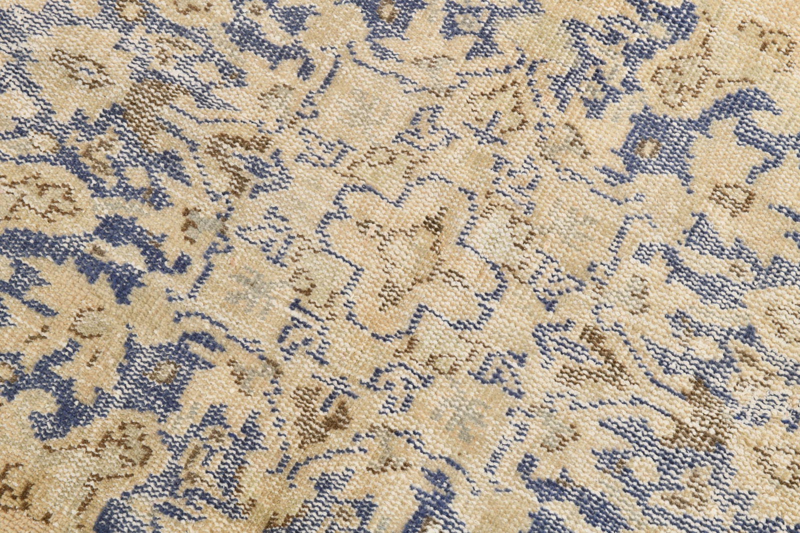 6'10'' x 9'11'' Handmade Vintage Wool Rug - 22110 - 7