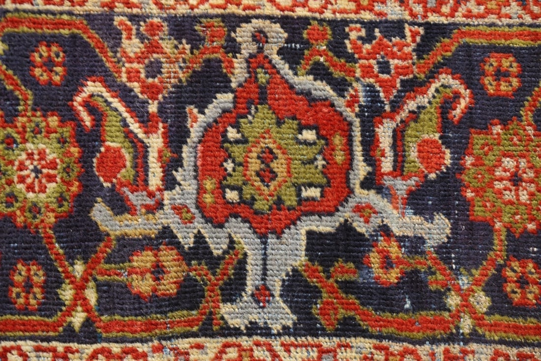 Pre-1900 Antique Vegetable Dye Sultanabad Persian Rug 15x22 - 10