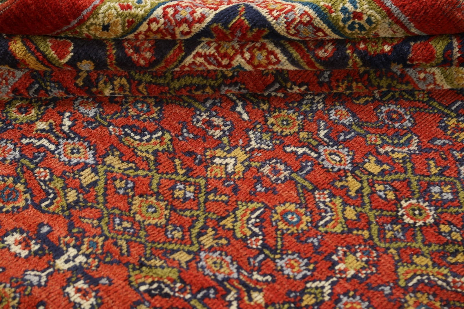 Pre-1900 Antique Vegetable Dye Sultanabad Persian Rug 15x22 - 16