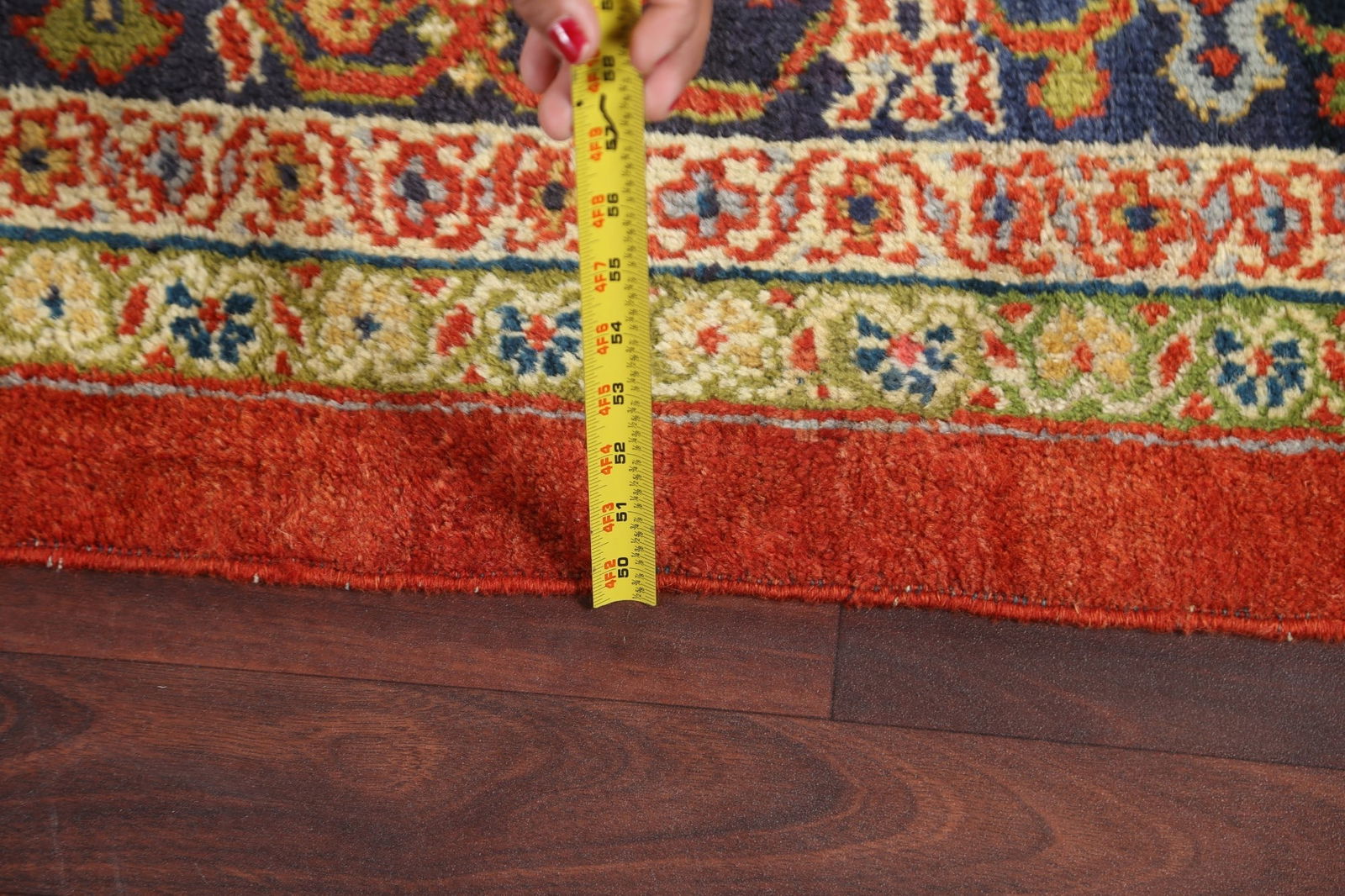 Pre-1900 Antique Vegetable Dye Sultanabad Persian Rug 15x22 - 19