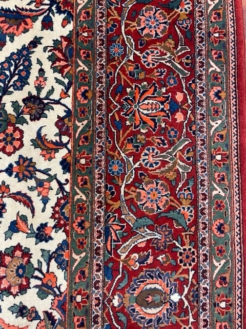 Antique Persian kashan all Over rug-5029 - 6