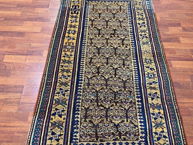 Antique Kurd Caucasian rug-2341 - 3