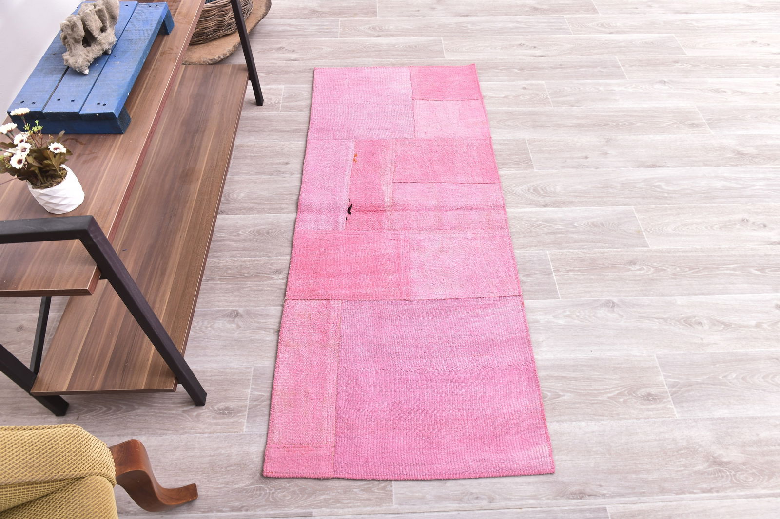 2'0'' x 5'1'' Turkish Vintage Hemp Rug - 240043 - 3