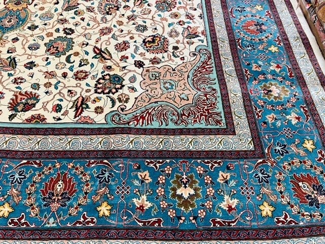 Fine Vintage Persian Tabriz rug-4975 - 2