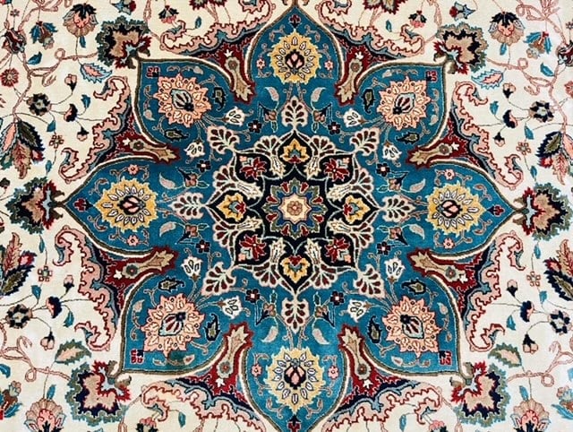 Fine Vintage Persian Tabriz rug-4975 - 3