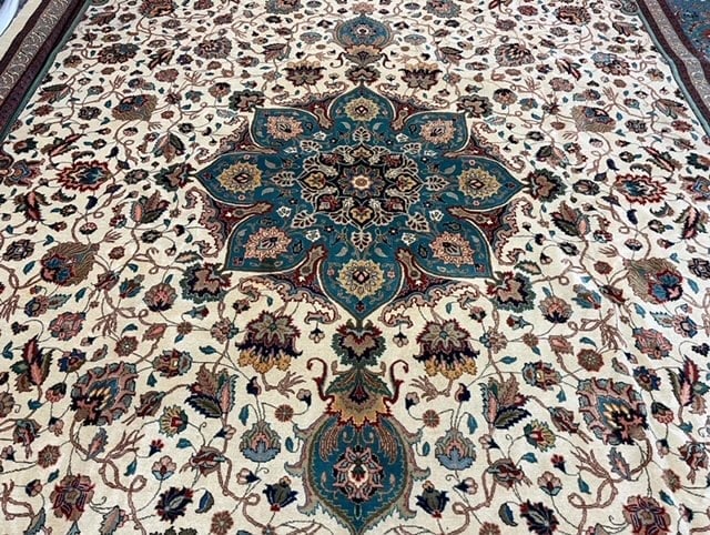 Fine Vintage Persian Tabriz rug-4975 - 4