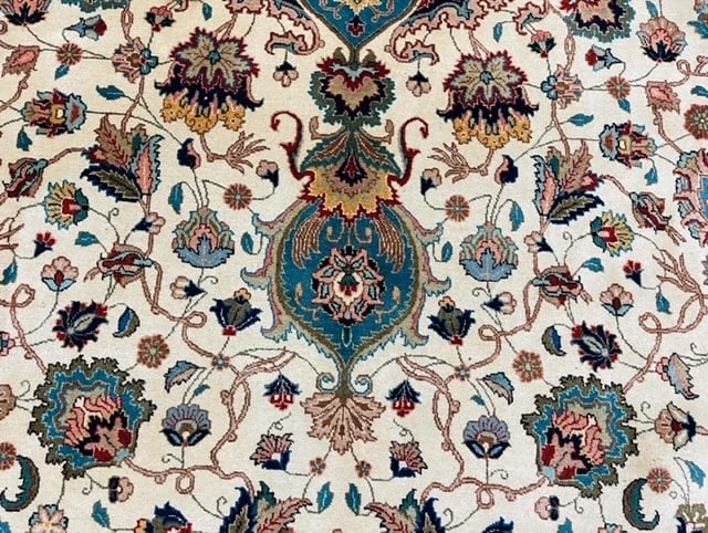 Fine Vintage Persian Tabriz rug-4975 - 7