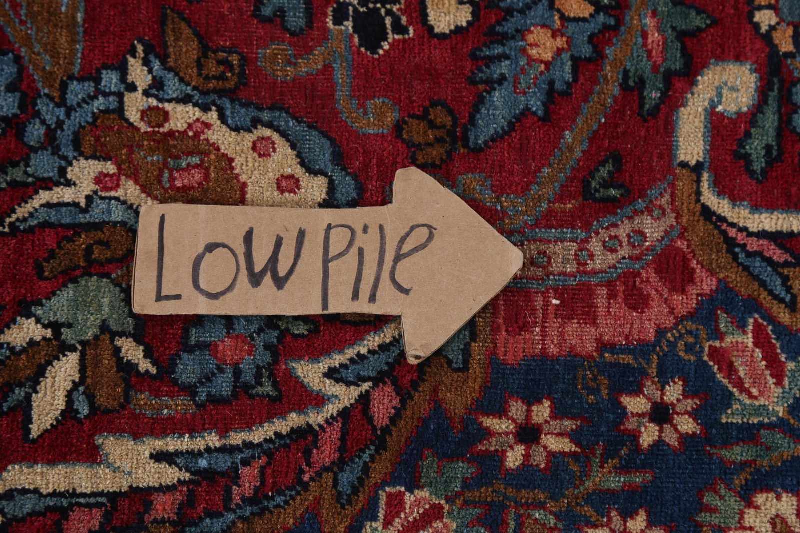 Pre-1900 Antique Vegetable Dye Yazd Large Persian Rug 11x16 - 12