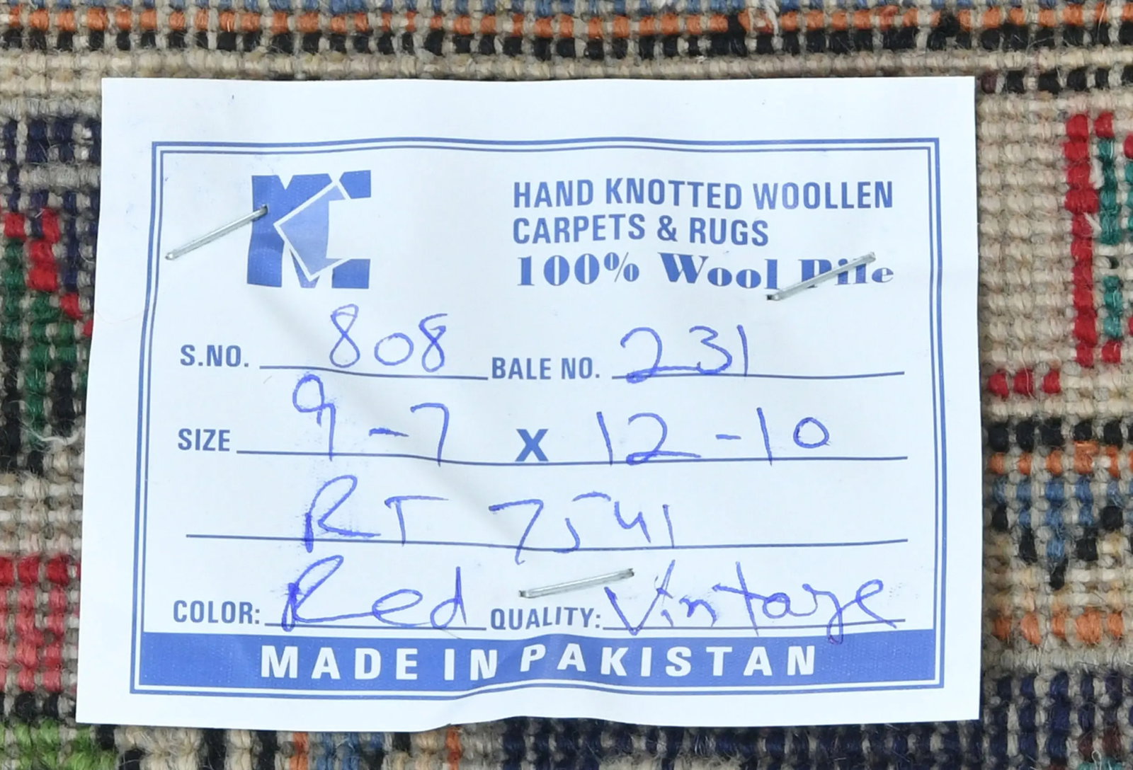 Vintage Orange-red Floral Traditional 10X13 Tabriz Persian Rug - 13