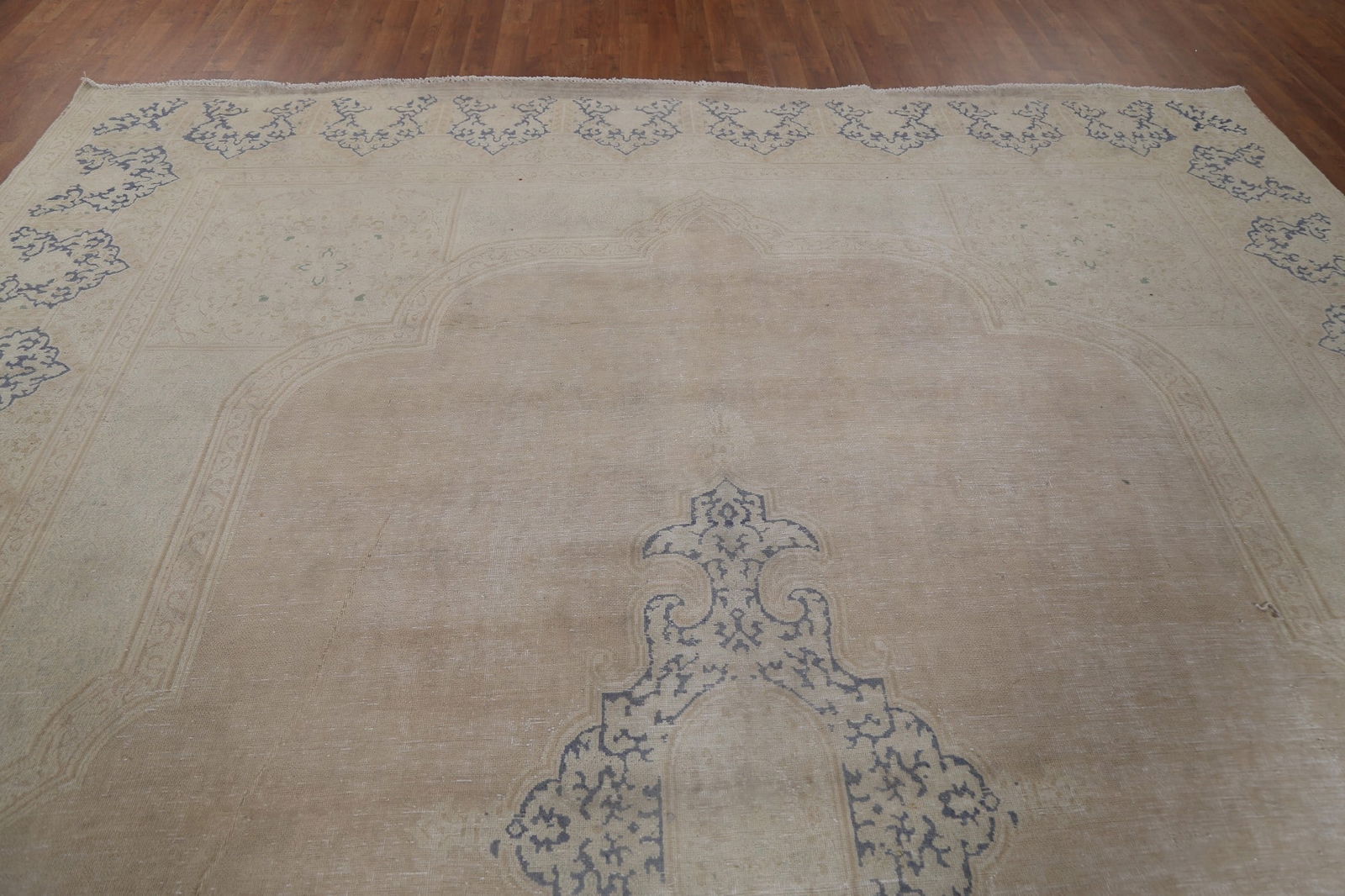 Antique Wool Kerman Persian Area Rug 10x13 - 12