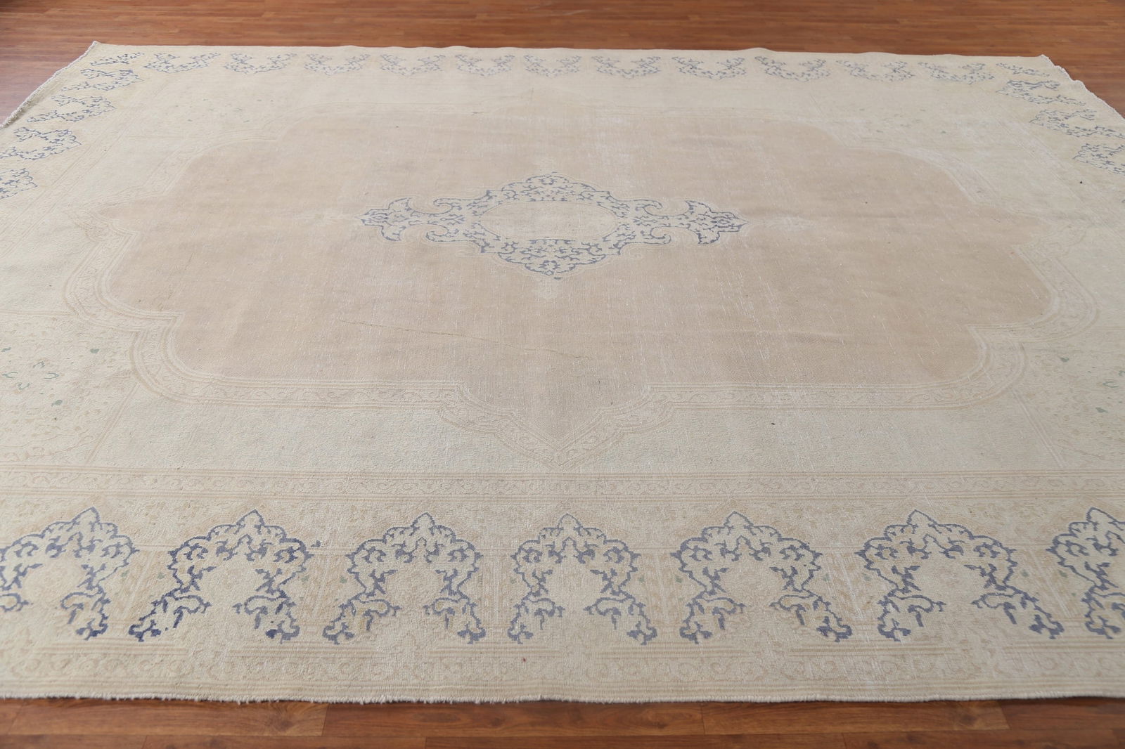 Antique Wool Kerman Persian Area Rug 10x13 - 14