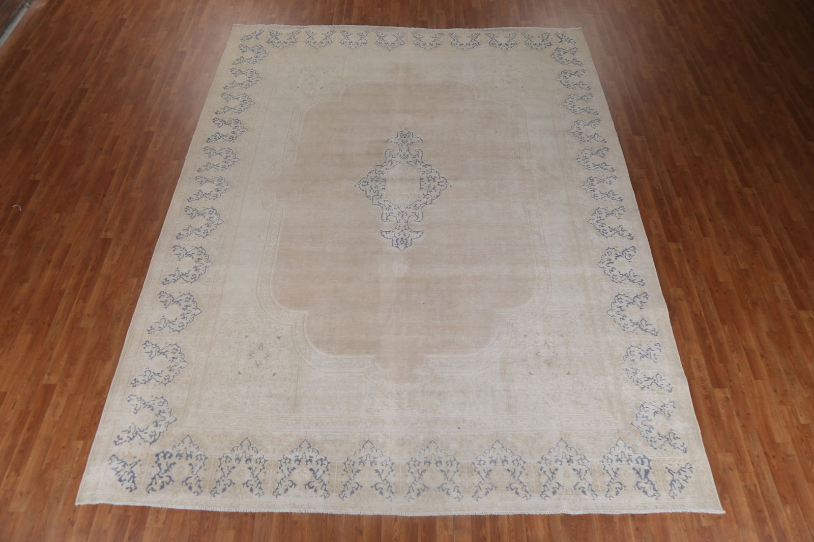 Antique Wool Kerman Persian Area Rug 10x13 - 2