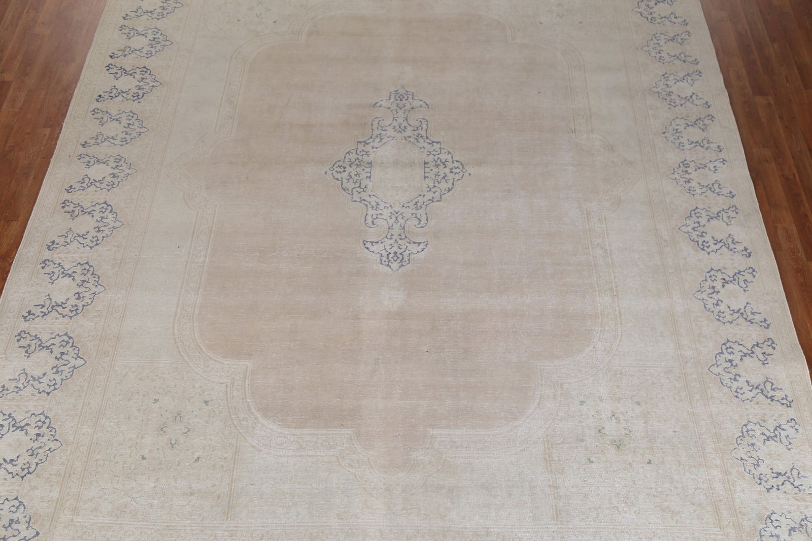 Antique Wool Kerman Persian Area Rug 10x13 - 3