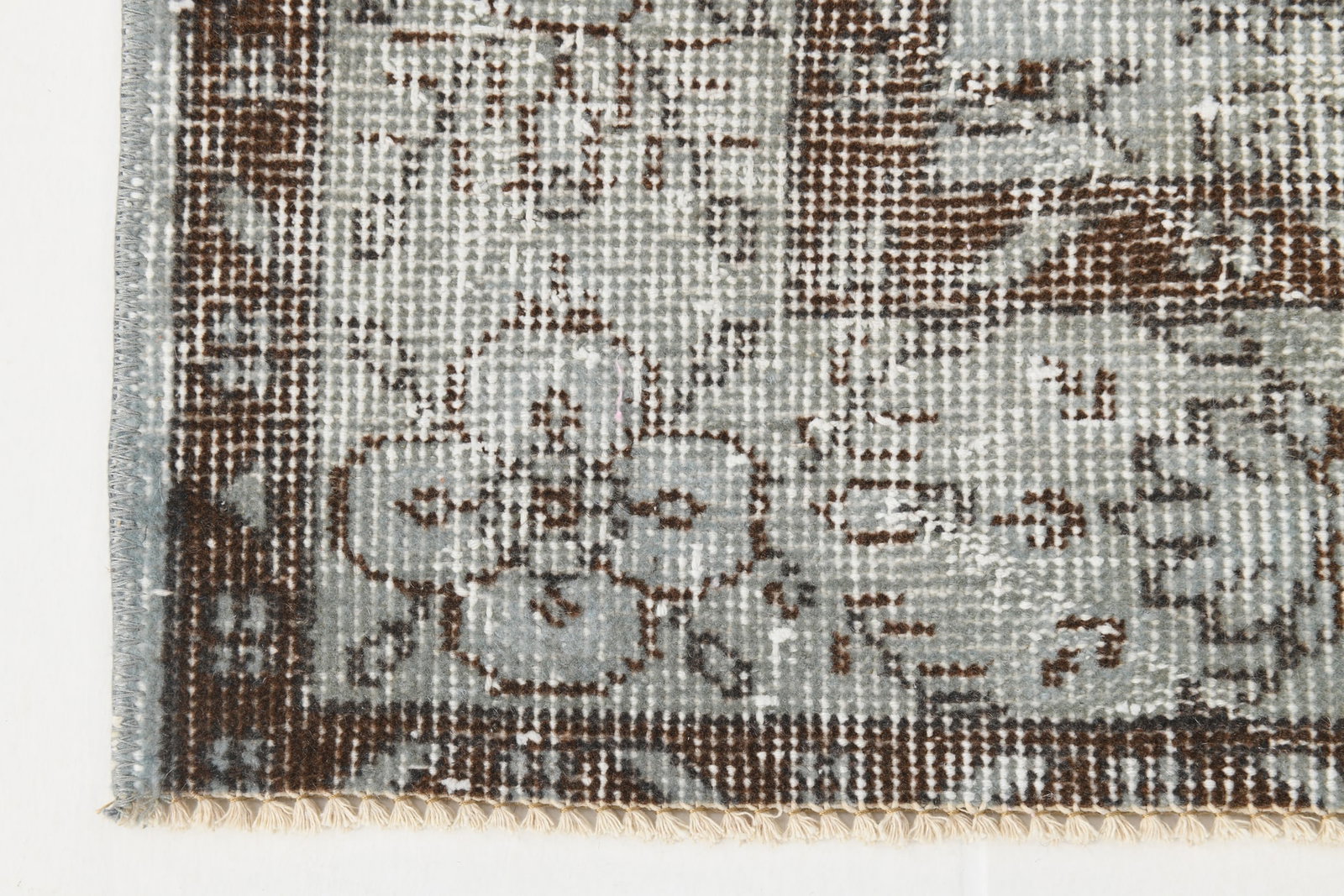 6'2'' x 9'7'' Handmade Vintage Wool Rug - 17992 - 12