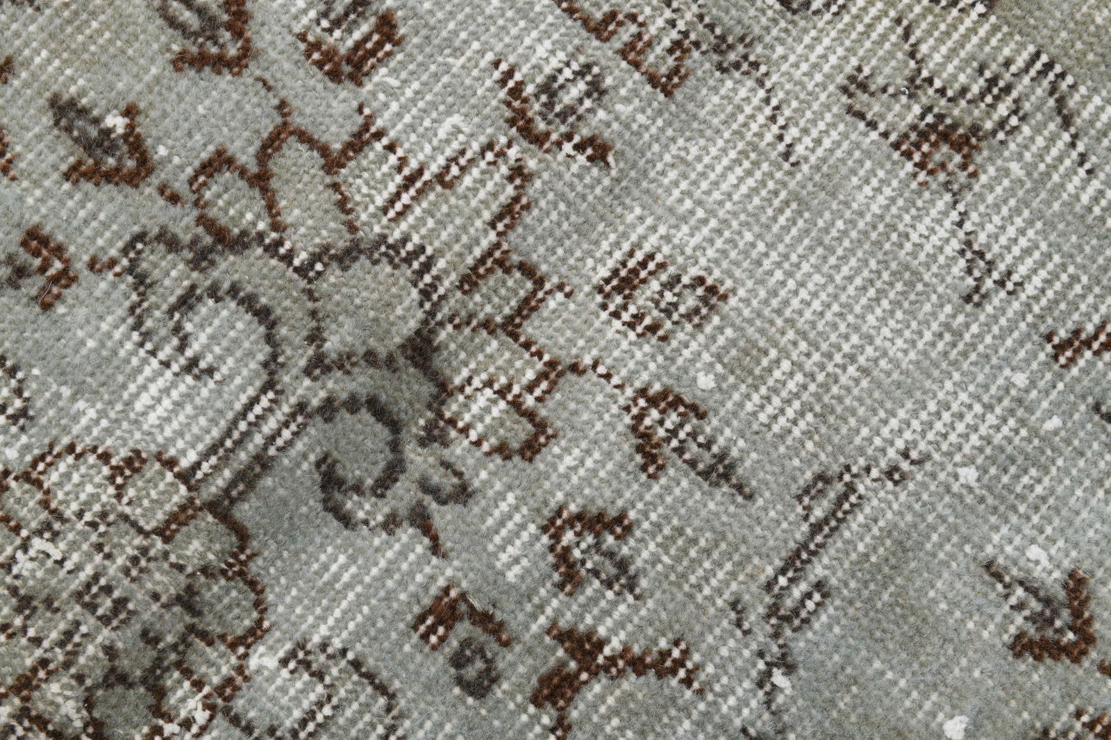 6'2'' x 9'7'' Handmade Vintage Wool Rug - 17992 - 8