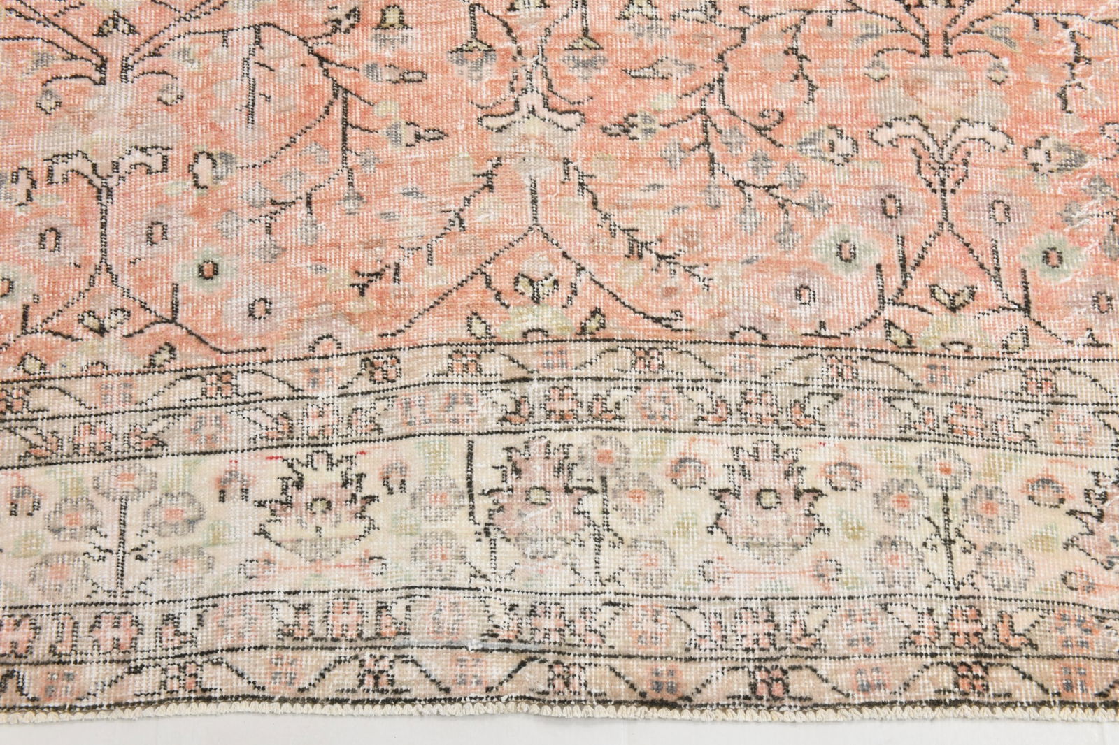 6'11'' x 9'10'' Handmade Vintage Wool Rug - 22230 - 12