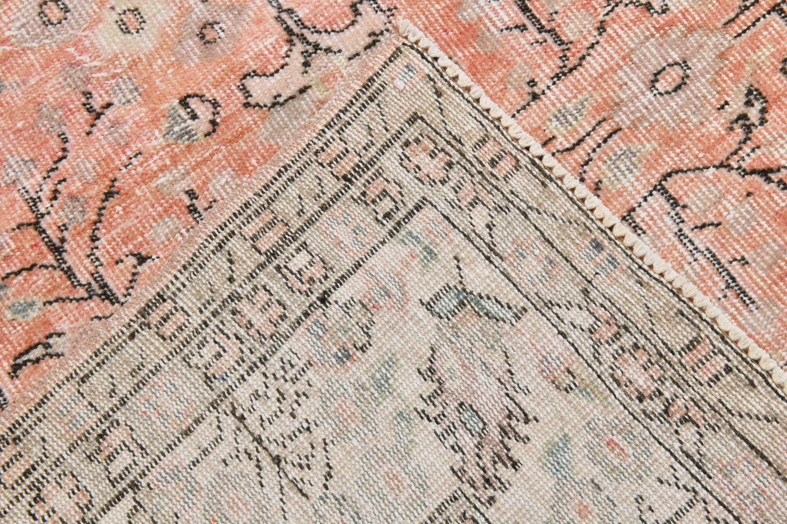 6'11'' x 9'10'' Handmade Vintage Wool Rug - 22230 - 14