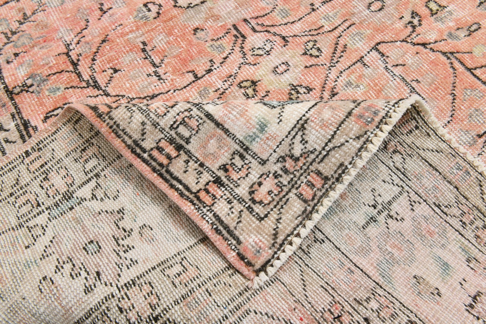 6'11'' x 9'10'' Handmade Vintage Wool Rug - 22230 - 17