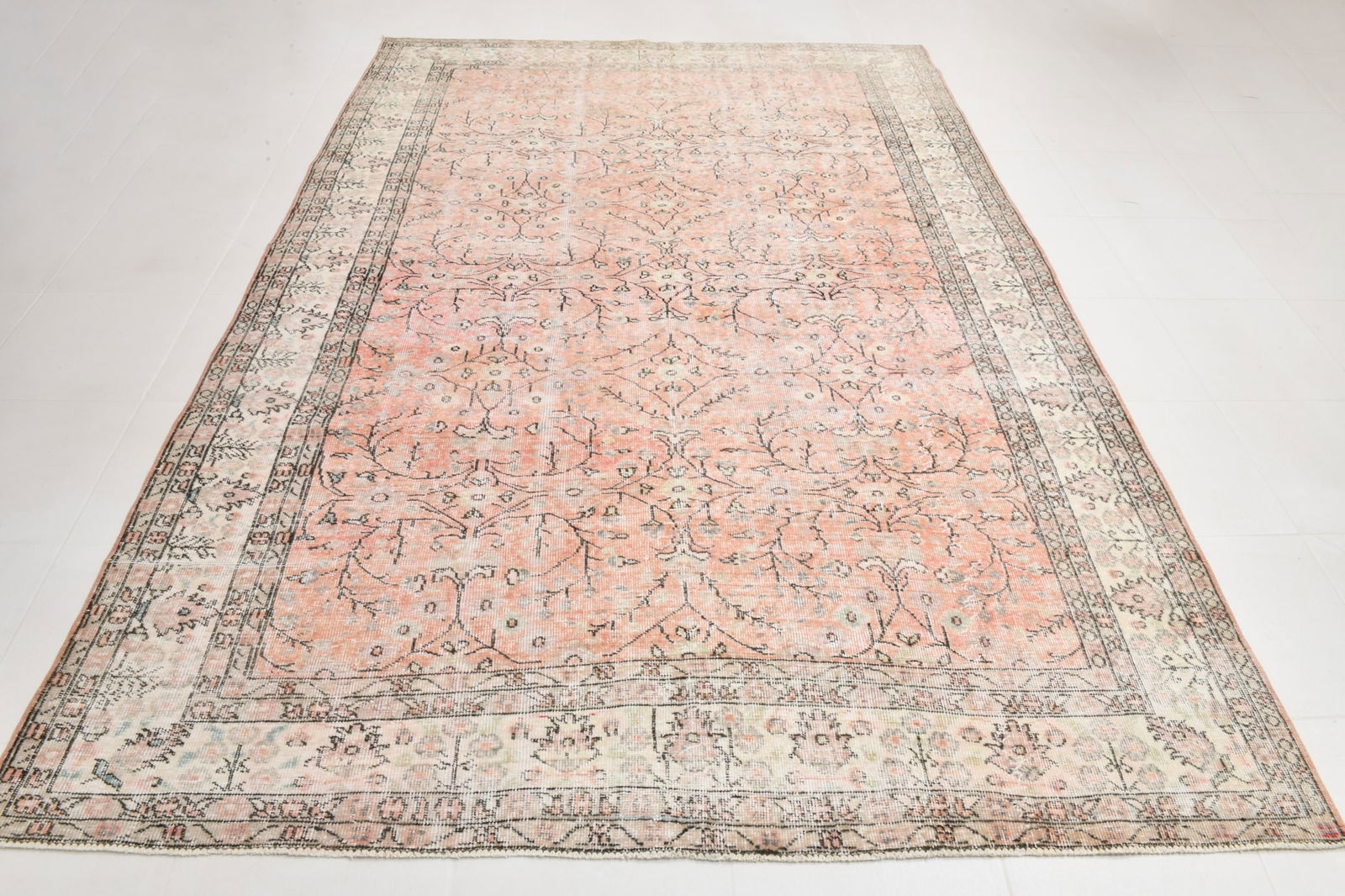 6'11'' x 9'10'' Handmade Vintage Wool Rug - 22230 - 20