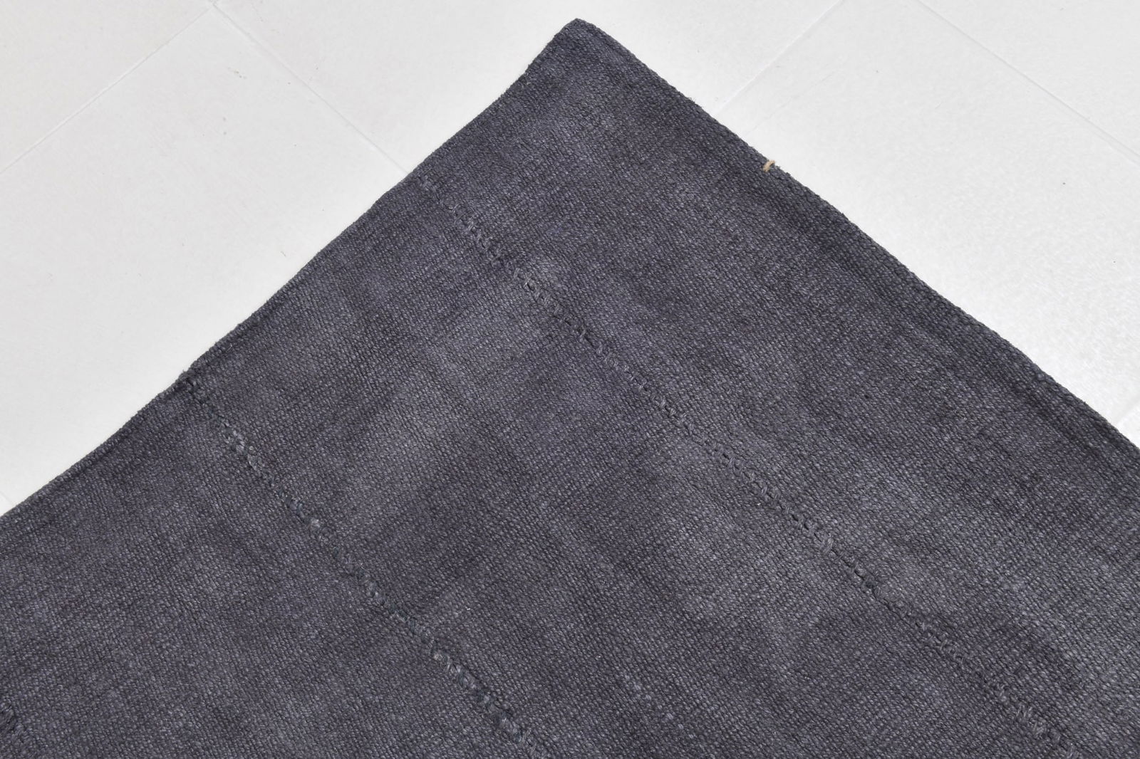 7'1'' x 9'4'' Turkish Vintage Hemp Rug - 52914 - 11