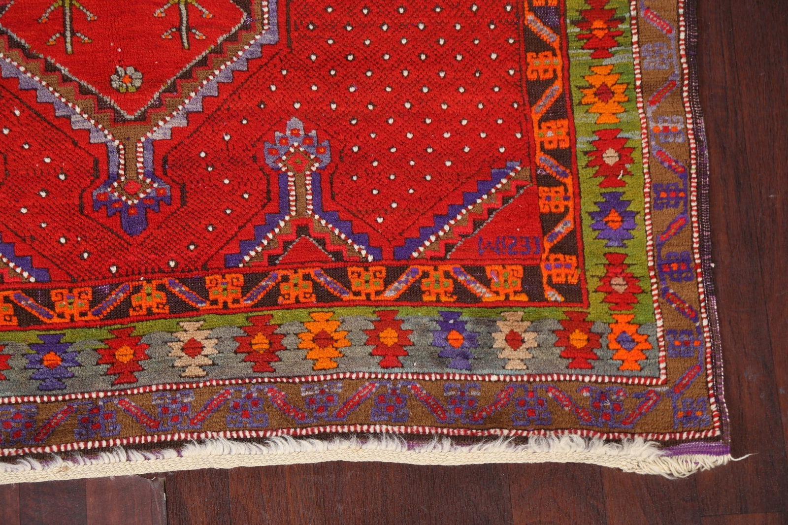 Pre-1900 Antique Vegetable Dye Karabagh Persian Area Rug 5x11 - 7