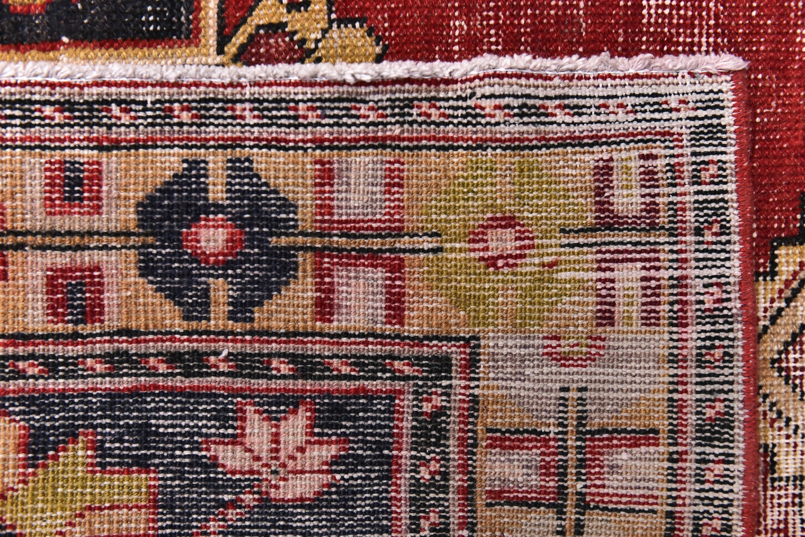 4'0'' x 8'1'' Handmade Vintage Wool Rug - 1895 - 10