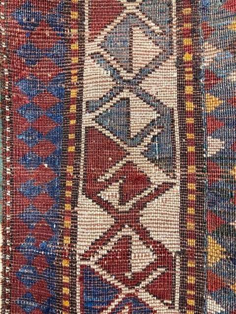 Dated Antique Kazak Caucasian Rug-5143 - 9