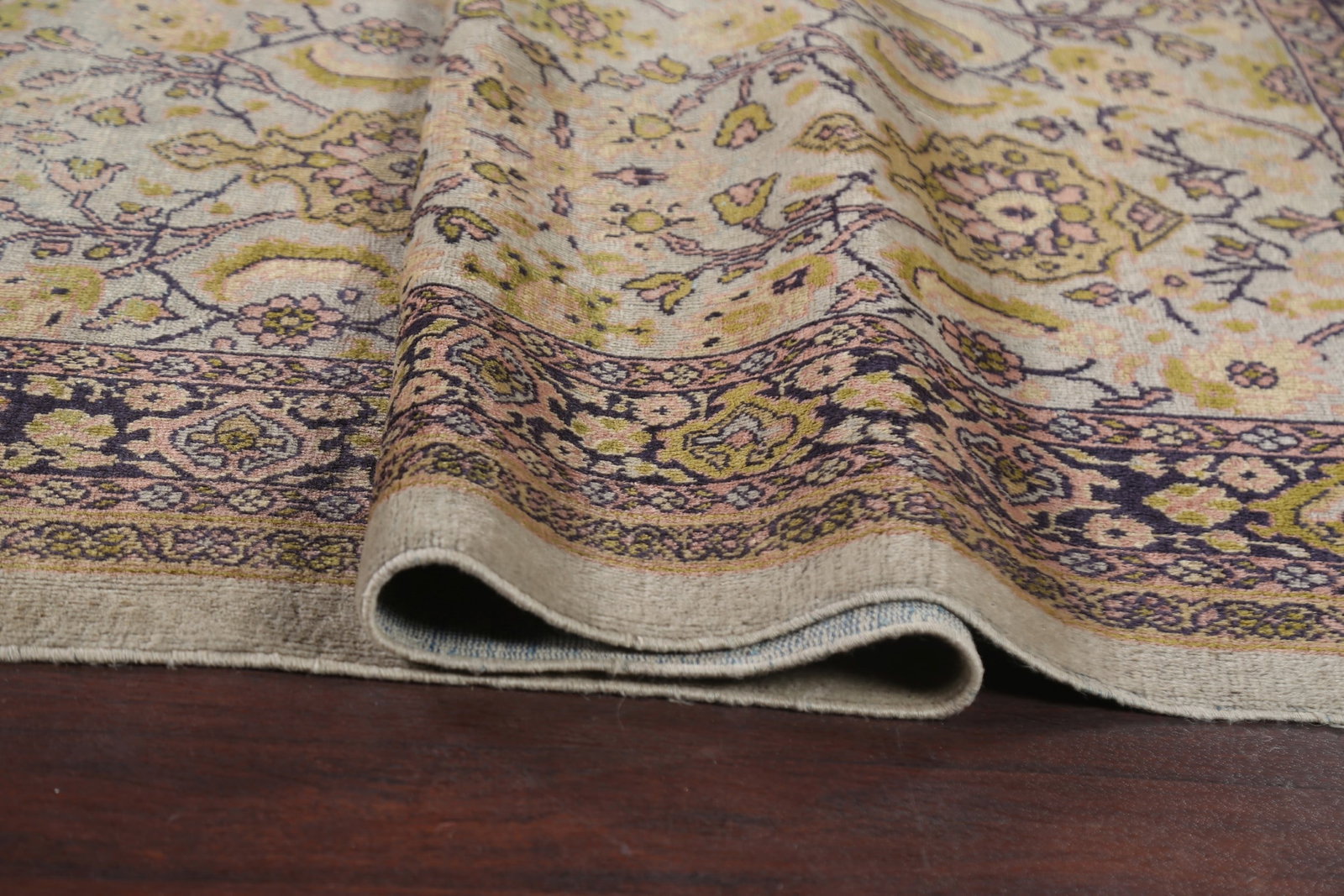 Pre-1900 Antique Vegetable Dye Sultanabad Persian Area Rug 8x13 - 12