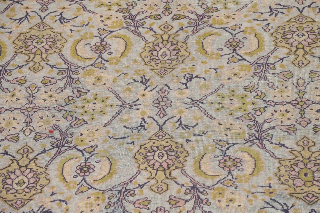 Pre-1900 Antique Vegetable Dye Sultanabad Persian Area Rug 8x13 - 5